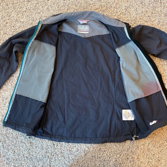 Women's Rab Sawtooth Soft Shell Jacket Outdoor Running Hiking Gray size large - Picture 4 of 15